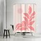 Pink Garden by Modern Tropical Shower Curtain 71&#x22; x 74&#x22;